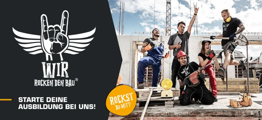 Starte deine Ausbildung bei uns | Wir rocken den Bau