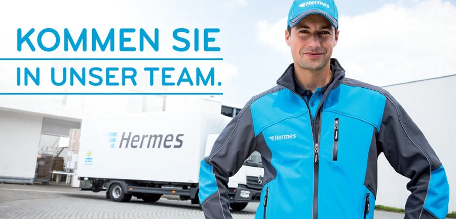 Hermes Mitarbeiter & LKW